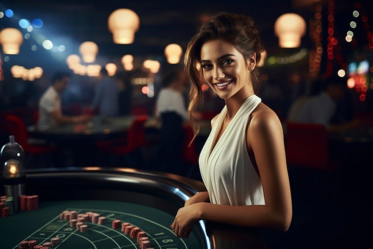 Pemain menikmati interaksi dealer langsung di layanan kasino live sosrotogel